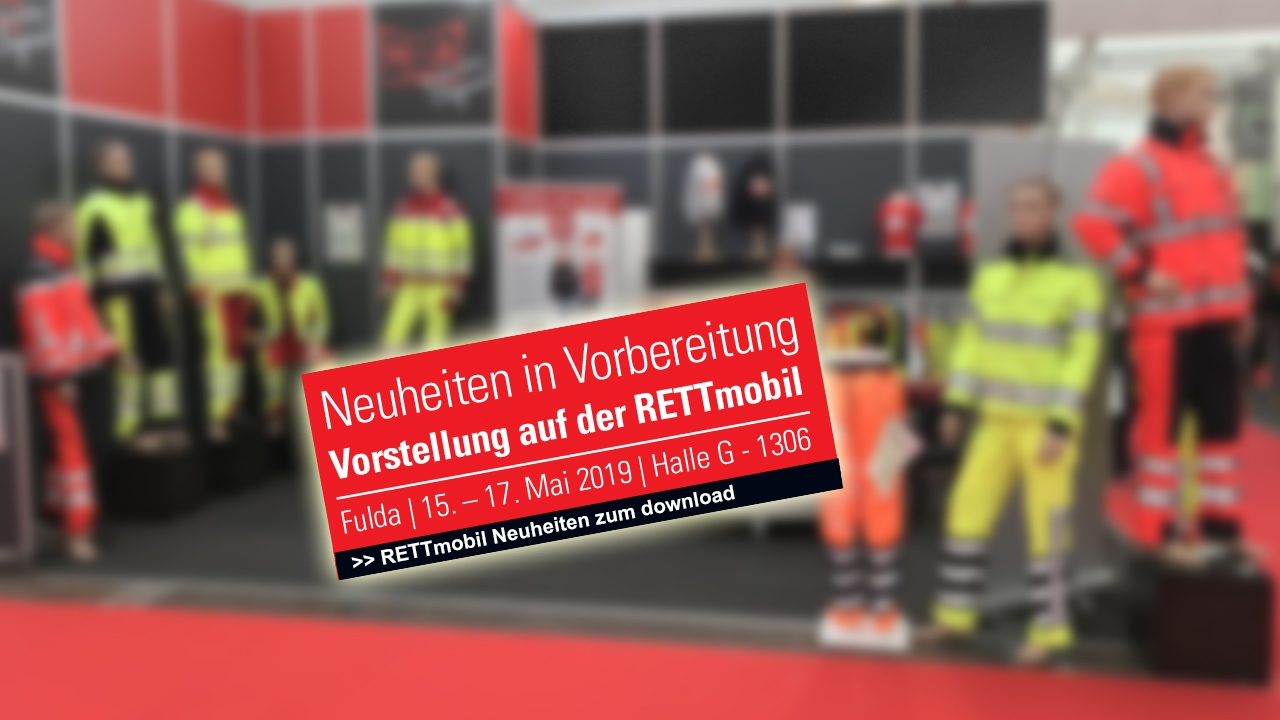 Rettungsbekleidungs-Neuheiten auf der RETTmobil